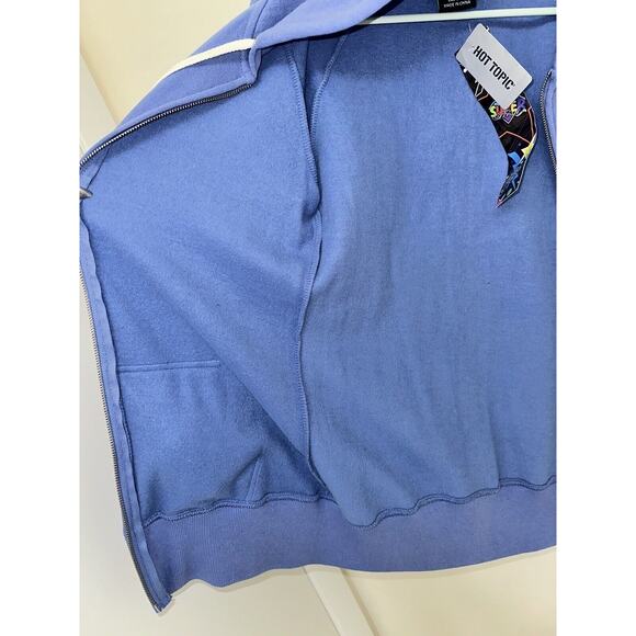 NEW Superfresh Panda & Crossbones Womens Full Zip Hoodie Hoodie Sweatshirt Small - Picture 6 of 9